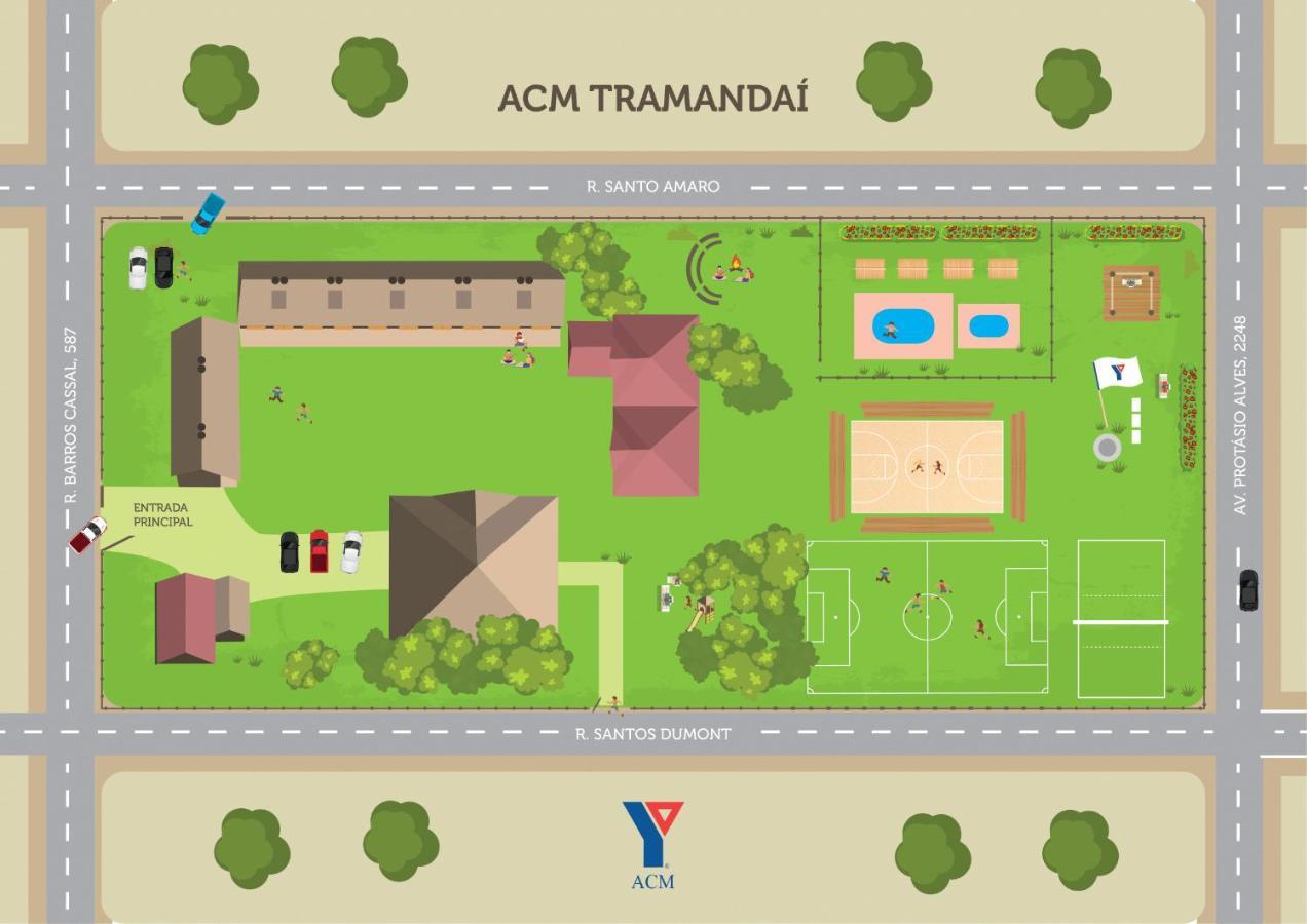 Апарт отель Pousada Acm Tramandai - Rs Экстерьер фото